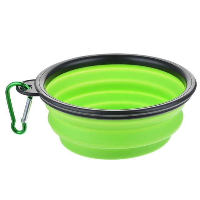 Portabler Silikon Faltnapf – 350ml, 24 Farben, für Wasser & Futter