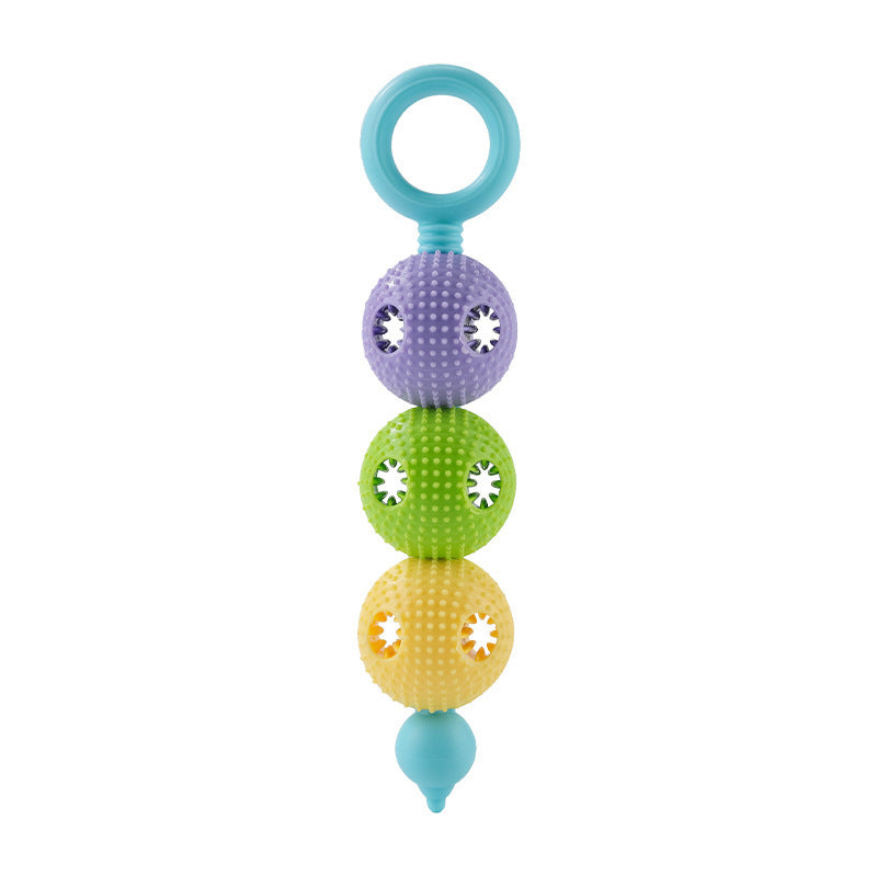 Hunde-Kaustab TPR Kürbis-Design | Zahnpflege & Massage | 3 Farbsets