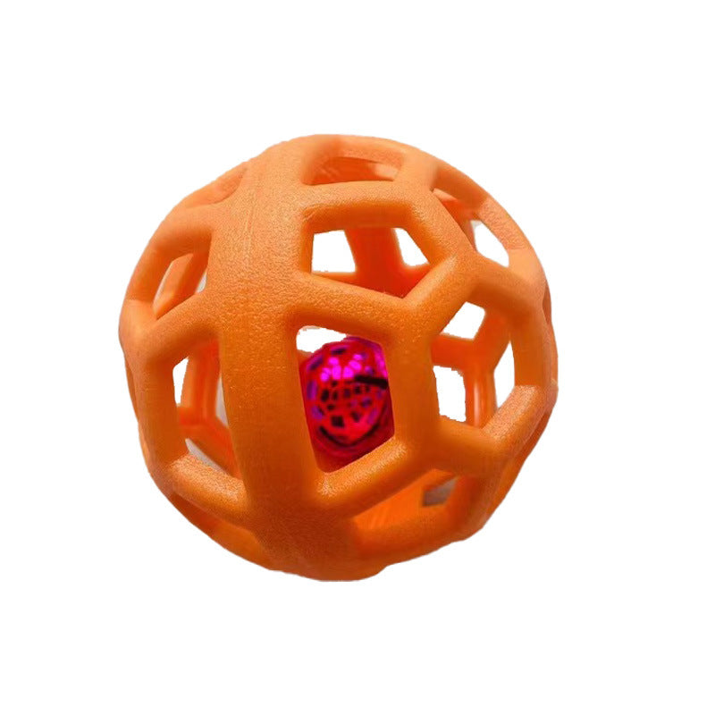 TPR Kauball für Hunde – mit & ohne Glöckchen (9 cm, 4 Farben)