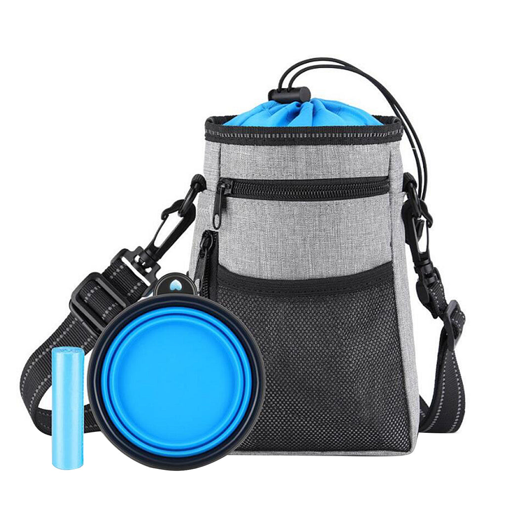 Multifunktionale Hundetraining-Tasche – mit Faltnapf, Clicker & Kotbeutel