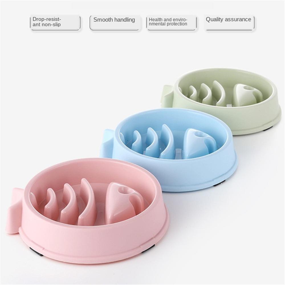 Slow Feeder Napf für Hunde – Fischgräten-Design gegen hastiges Fressen, Ø 21 cm