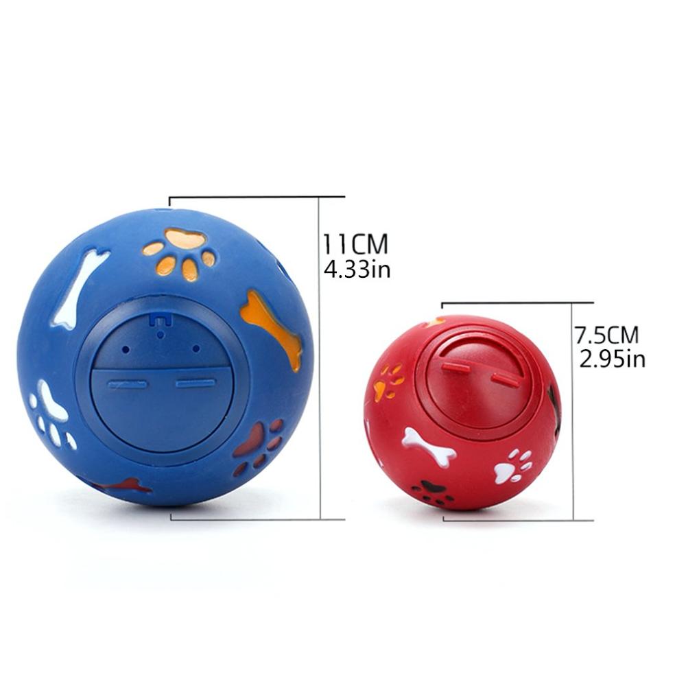 IQ-Trainingsball für Hunde – Leckerli-Spielzeug aus Gummi, bissfest & interaktiv