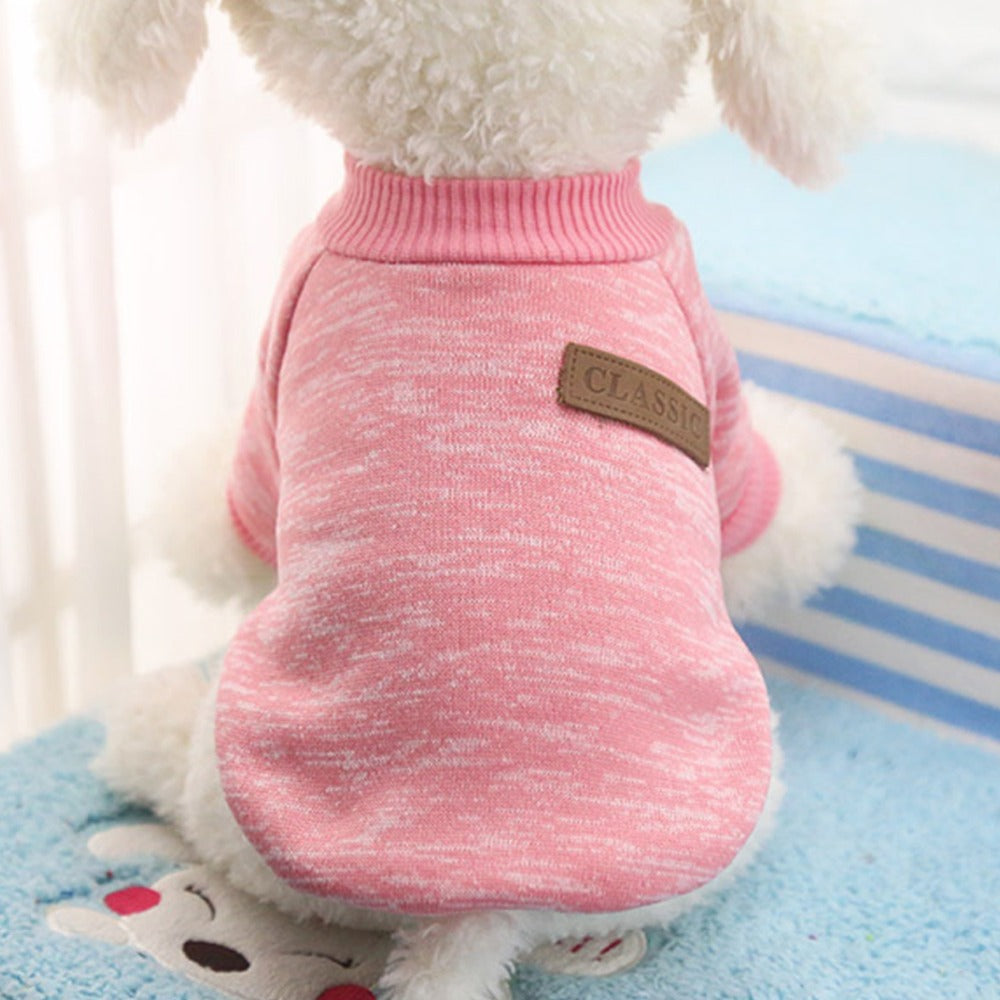 Hundepullover aus 100% Baumwolle - Klassisch | 11 Farben | XS-XXL | Ganzjaehrig | Kleine Hunde