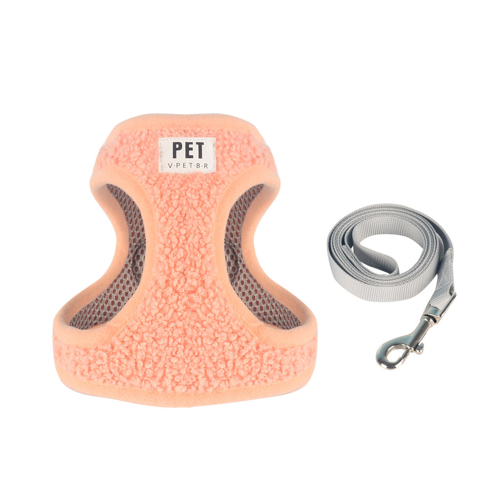 Atmungsaktives Westen-Geschirr fuer Hunde - Brustgeschirr | 3 Farben | S-XL | Kleine und mittelgrosse Hunde