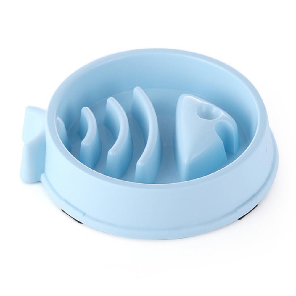 Slow Feeder Napf für Hunde – Fischgräten-Design gegen hastiges Fressen, Ø 21 cm