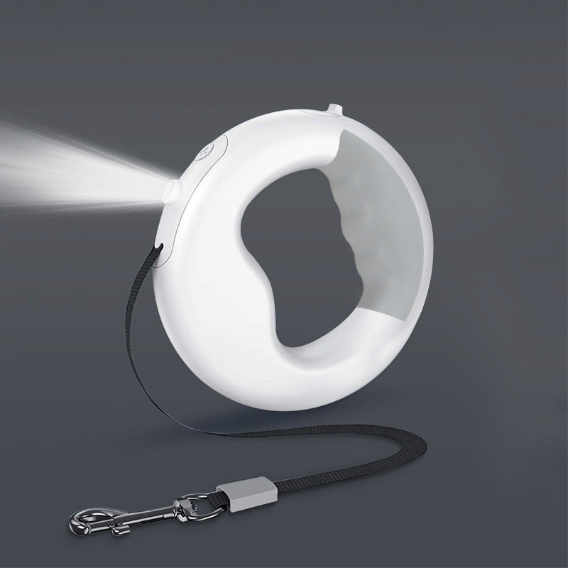 LED Hundeleine – Automatisch einziehbar, 3 m, USB aufladbar