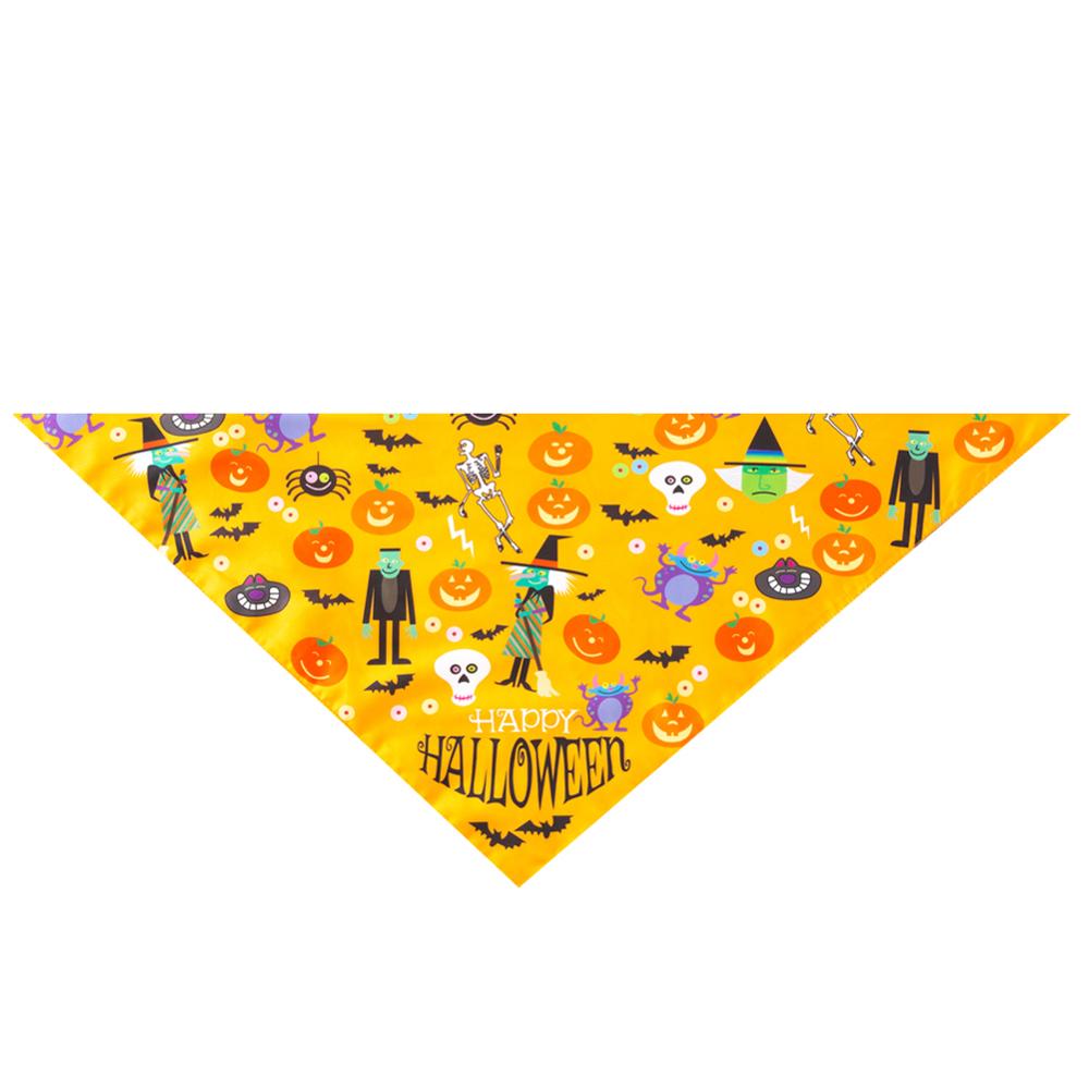 Hunde-Bandana 5er-Set – Weihnachten & Halloween, Polyester, Größe M