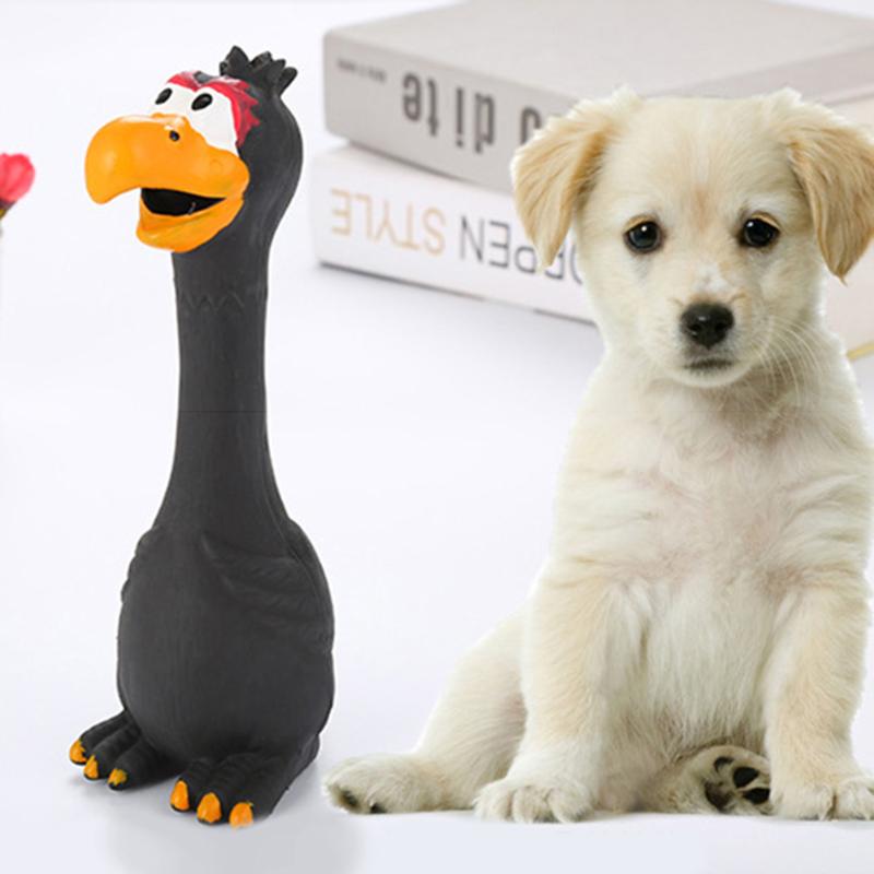 Quietschendes Latex-Huhn für Hunde – bissfest & lautstärk
