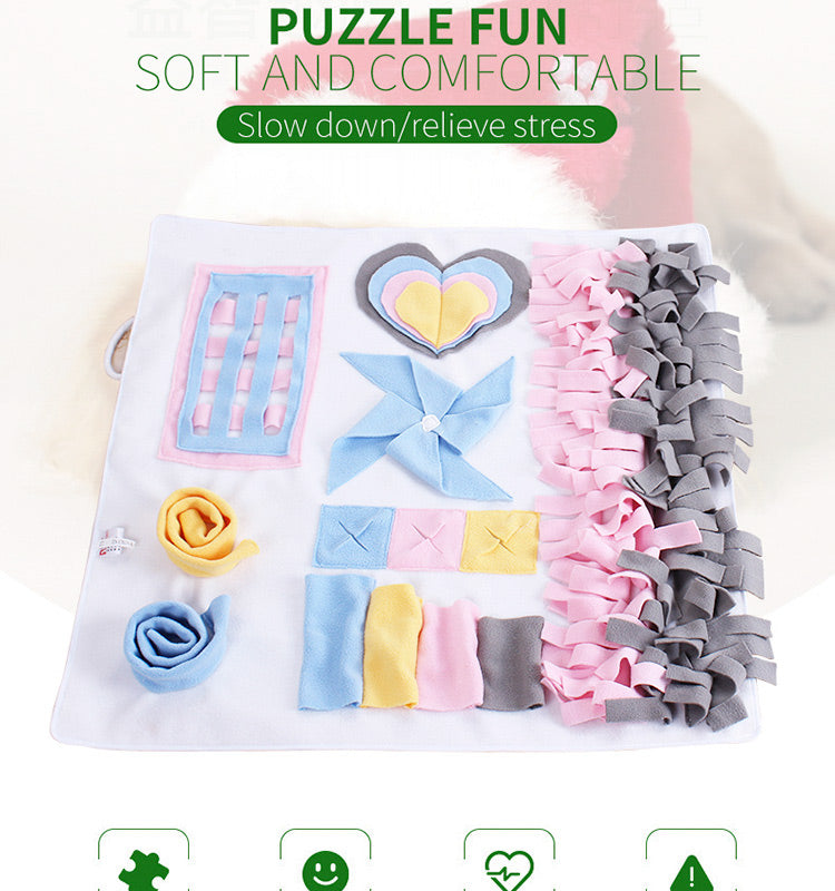 Schnüffelmatte für Hunde – Waschbare Puzzle-Trainingsmatte