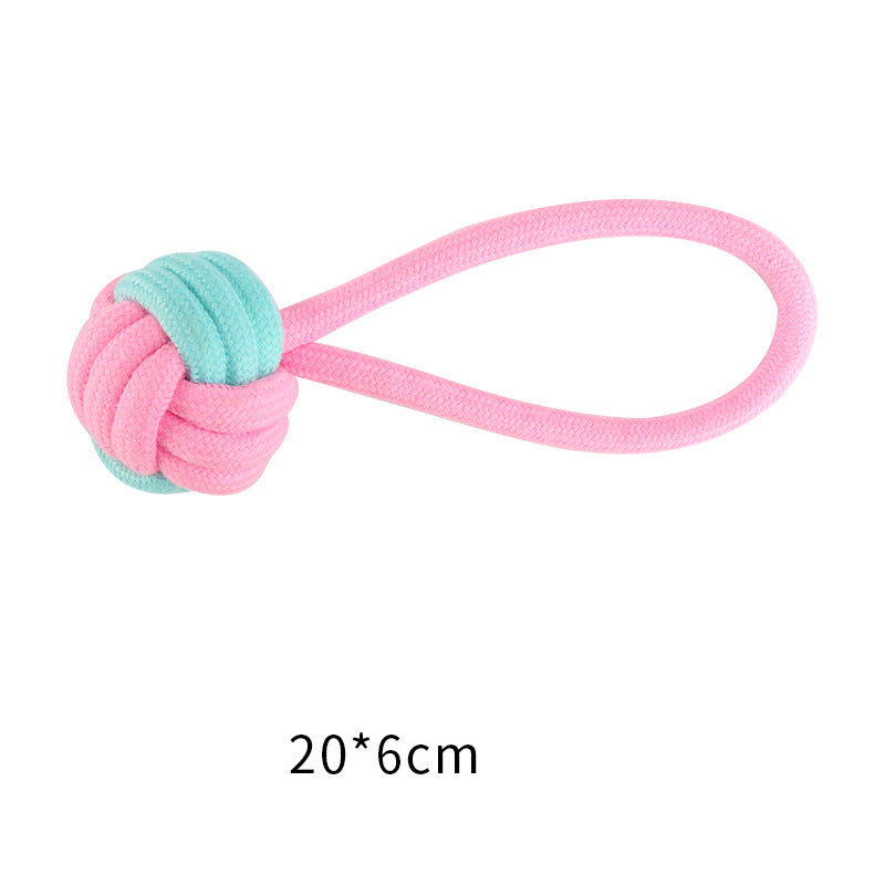 Baumwoll-Knotenspielzeug für Hunde – Kauspielzeug, Molar, 12 Varianten & Sets