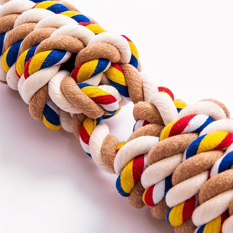 Großes Seilknoten-Spielzeug für Hunde – Zahnpflege & Tauziehen