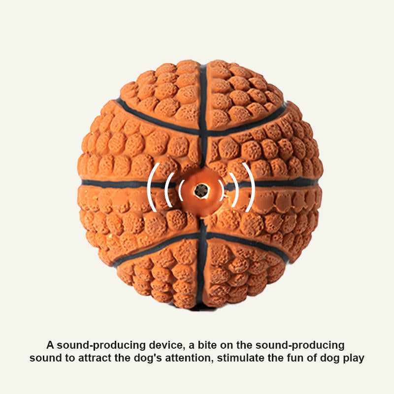 Latex-Basketball für Hunde – Apportieren, Zahnpflege & Stressabbau