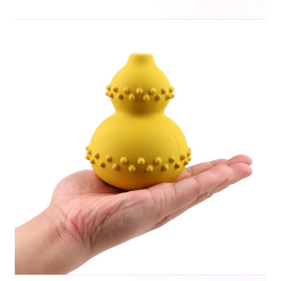 Kurbis-Schnueffelspielzeug fuer Hunde - Naturkautschuk | Slow Feeder | Erstickungssicher | 2 Farben