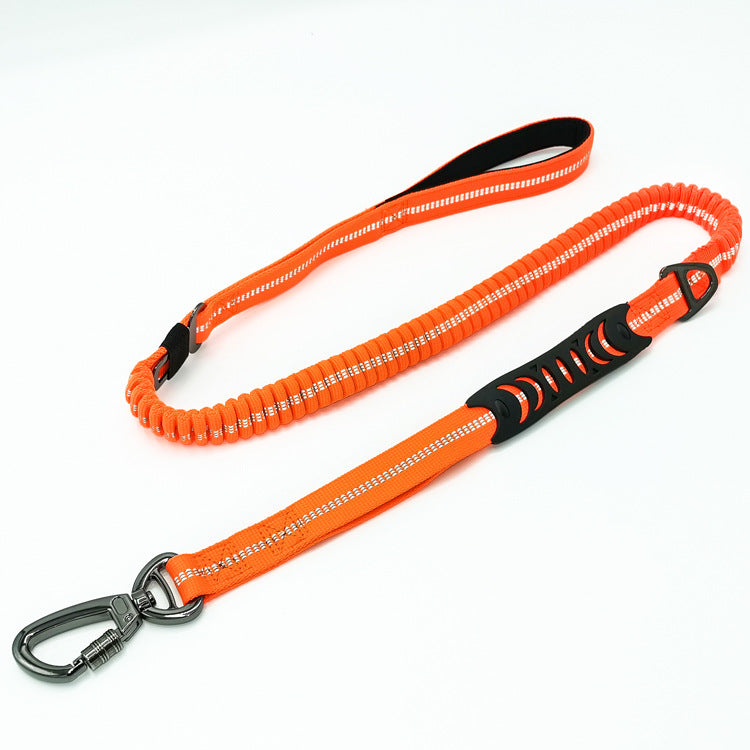 Hunde-Sicherheitsgurt Auto reflektierend – Nylon 2,5 x 135 cm, 6 Farben, für mittlere & große Hunde