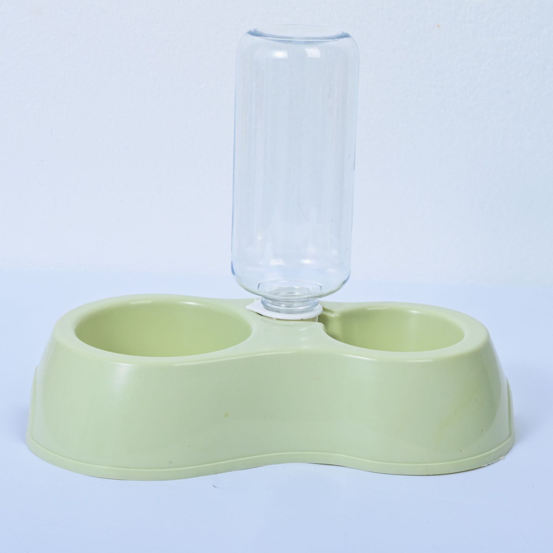 Automatischer Doppelnapf mit Wasserspender – 4 Farben, 27×15×21 cm