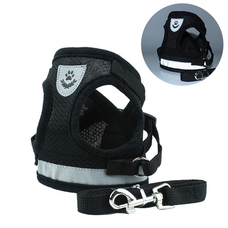 Reflektierendes Hundegeschirr & Leine Set – Sicherheitsweste, XS–XL, 4 Farben
