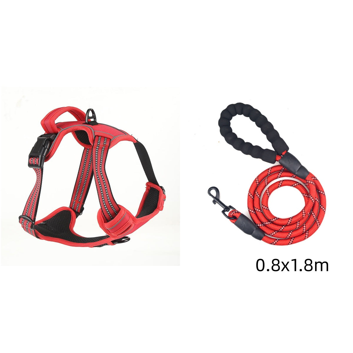 No-Pull Hundegeschirr – atmungsaktiv, reflektierend, S bis XL