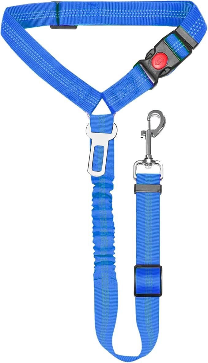 Nylon-Hundeleine & Auto-Sicherheitsgurt – Ausziehbar, 1,1 m, 9 Farben