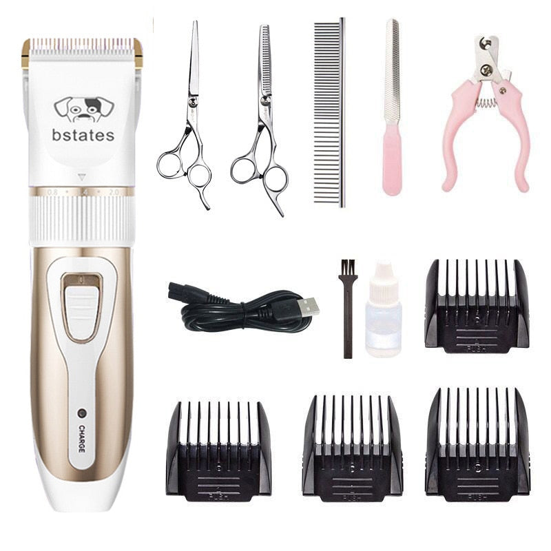 Elektrische Hundeschermaschine – USB-aufladbar, leise & professionell | 2 Modelle