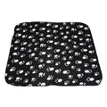 Fleece-Hundedecke mit Pfoten-Print – doppelseitig, 5 Farben, S & M