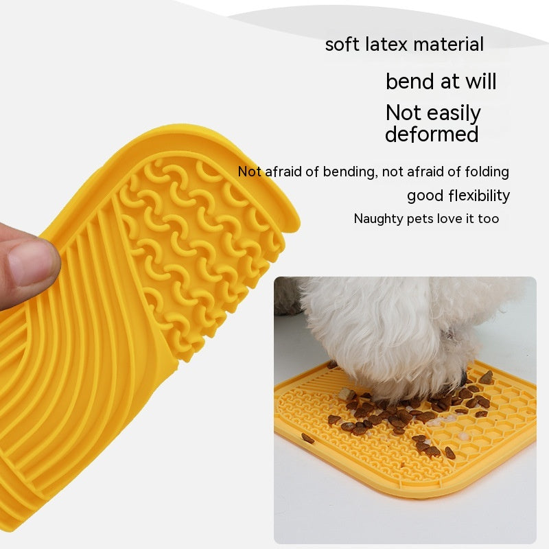 Flaches Silikon-Leckpad für Hunde – Anti-Schling, S (15cm) oder L (20,8cm)