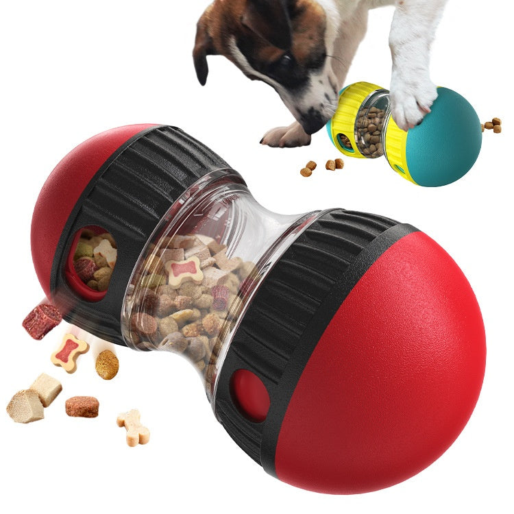 Futterball Tumbler für Hunde – Slow Feeder & Intelligenzspielzeug | Blau / Rot / Set