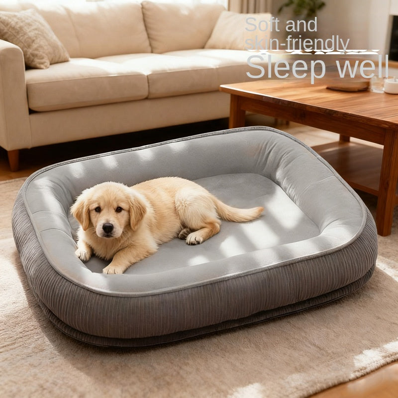 Hundebett Hundehaus - Warm und gemuetlich | Halbgeschlossen | 3 Farben | M-XXL | Maschinenwaschbar