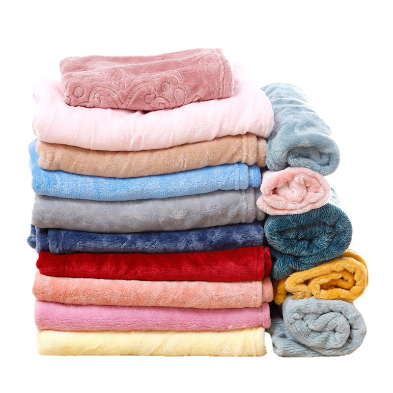 Hundedecke aus Coral-Fleece – warm & weich, 3 Größen, Zufallsmuster