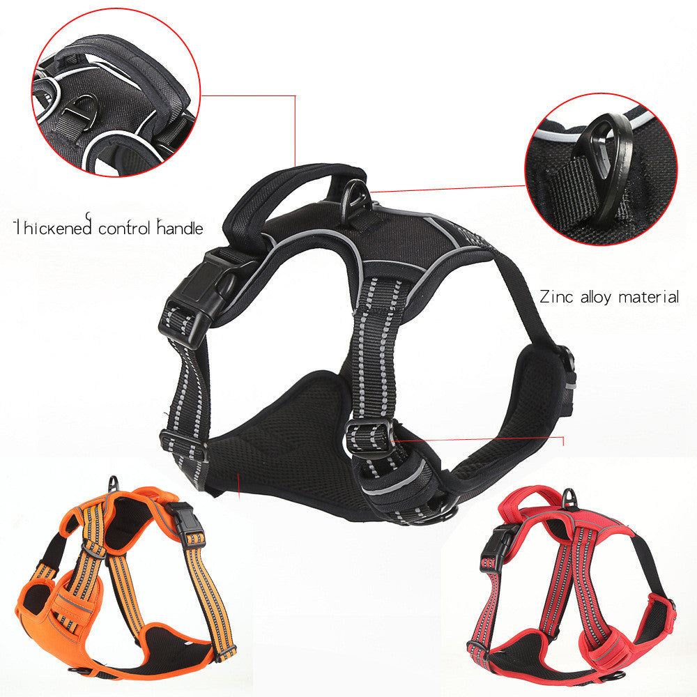 No-Pull Hundegeschirr – atmungsaktiv, reflektierend, S bis XL