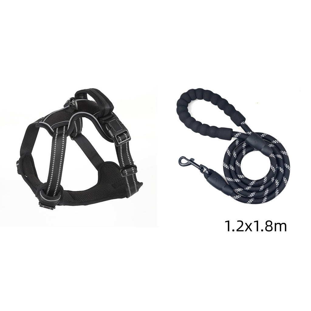 No-Pull Hundegeschirr – atmungsaktiv, reflektierend, S bis XL