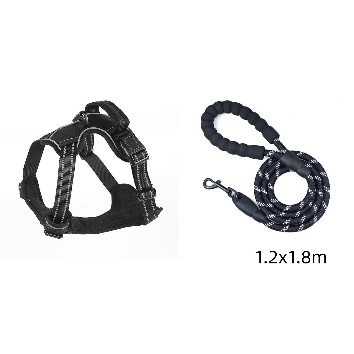 No-Pull Hundegeschirr – atmungsaktiv, reflektierend, S bis XL