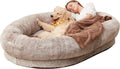 XXL Hundebett in Menschengröße – Riesiges Hundebett aus Stoff | 2 Farben | 6 Größen