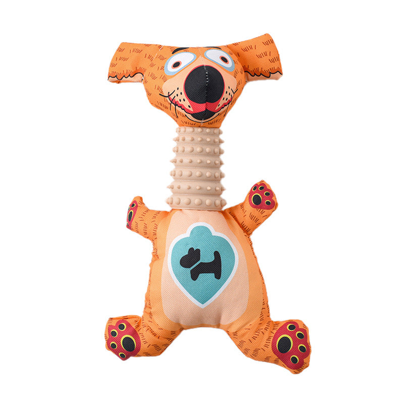 Hundespielzeug Oxford-Cartoon mit Sound | Bissfest | Wasserabweisend | 3 Farben
