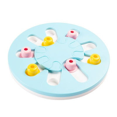 Intelligenzspielzeug fuer Hunde - Schnueffelnapf und Slow-Feeder | ABS | 3 Farben | 28x28 cm