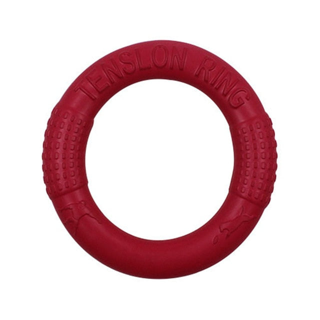 Hundefrisbee aus Gummi – Wurfscheibe für Outdoor-Training