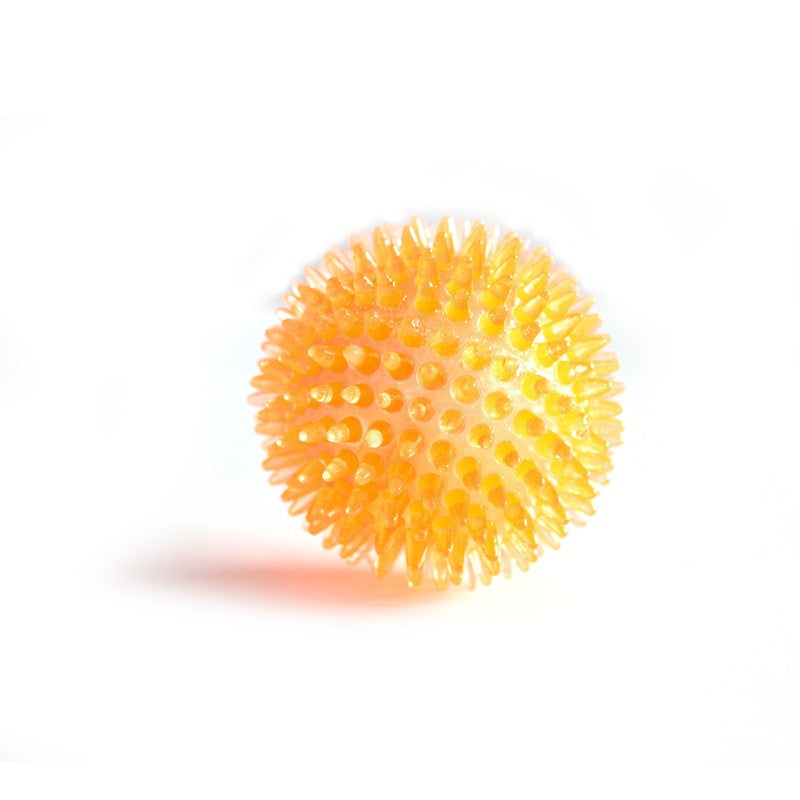 TPR Stachelball – Quietsch- & Zahnpflege-Spielzeug für Hunde, 6,5 cm
