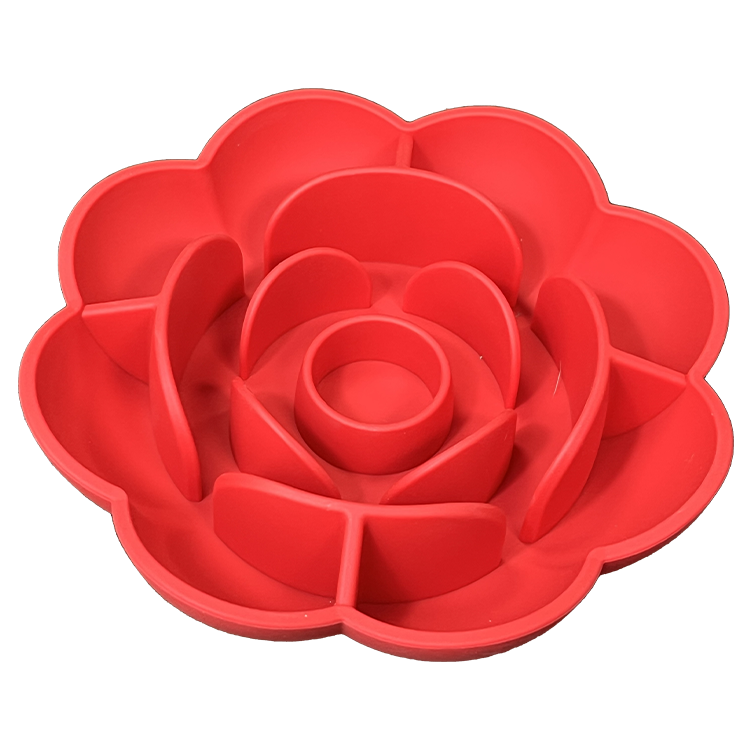 Lick-Napf Slow Feeder Blumen-Design – Portabel, 6 Farben