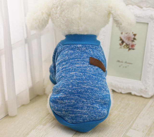 Hundepullover aus 100% Baumwolle - Klassisch | 11 Farben | XS-XXL | Ganzjaehrig | Kleine Hunde