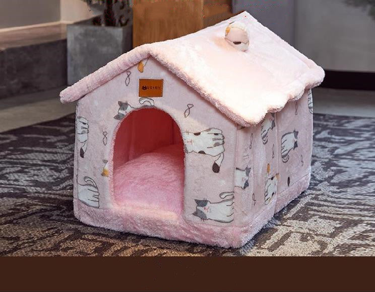 Faltbares Hundehaus & Hundehöhle – selbstwärmend, 13 Designs, S–L