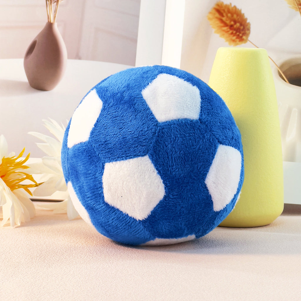 Plüsch-Sportball für Hunde – Fußball & Rugby zum Apportieren & Spielen