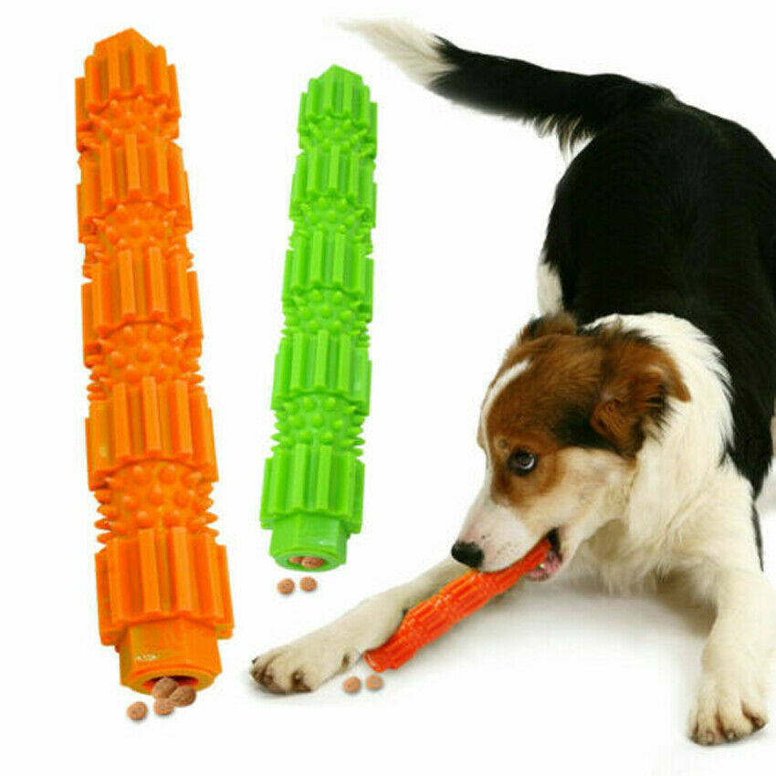 Gummi-Kauspielzeug mit Futterausgabe für Hunde – Zahnpflege & Quietschfunktion für starke Kauer