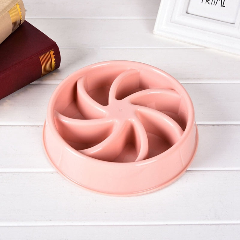 Slow-Feeder Napf – Windmühlen-Design, Rutschfest, 100ml, 3 Farben
