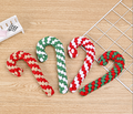 Weihnachts-Spazierstock Hundespielzeug – Baumwollseil | Zahnpflege | 20 cm