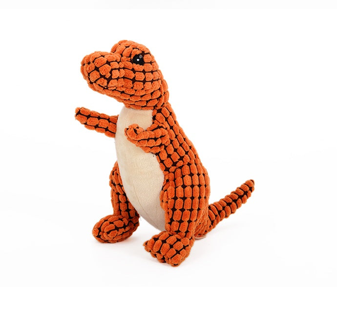 Plüsch-Dinosaurier für Hunde – Quietscher, groß & kuschelig