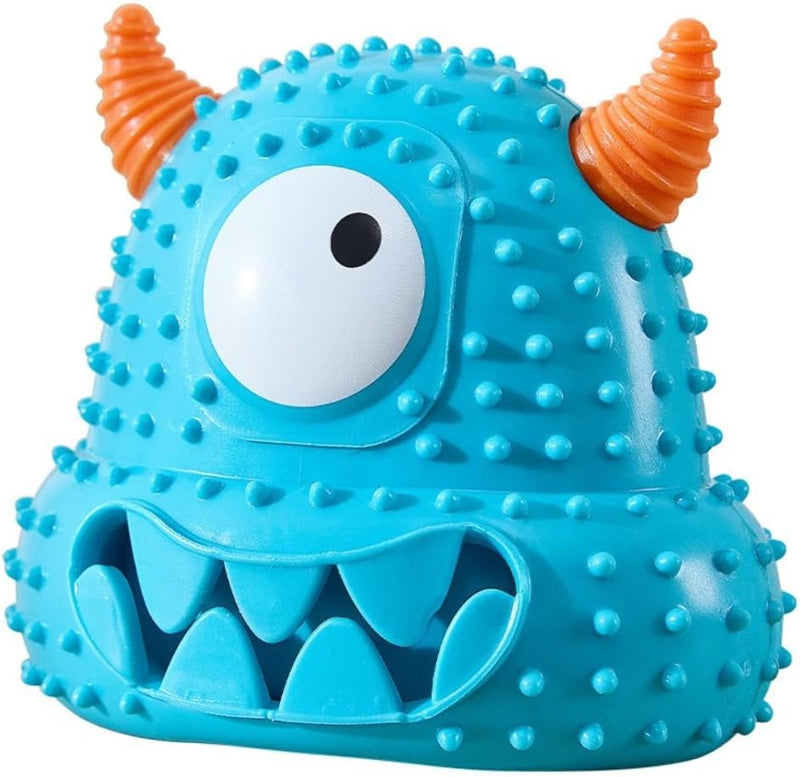 Silikon Monster Spielzeug für Hunde – Quietscher, Zahnpflege & Snack-Fach