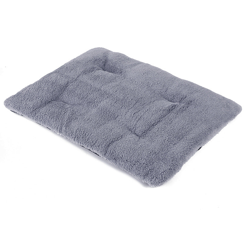 Selbstheizende Hundematte ohne Strom – 5-lagige Thermomatte waschbar, S bis XL, Braun & Grau