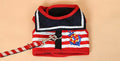 Hundegeschirr-Set im Navy-Stil – 2-in-1, Streifen, XS–XL
