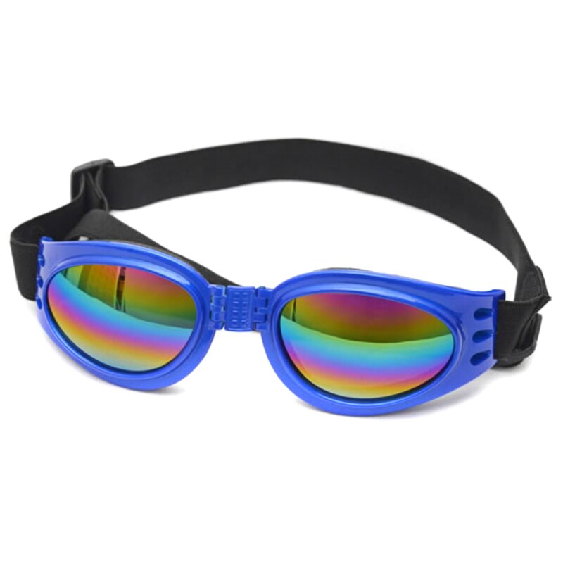 Hundesonnenbrille und Schutzbrille fuer Hunde - Faltbar | Wasserdicht | 6 Farben | Verstellbar