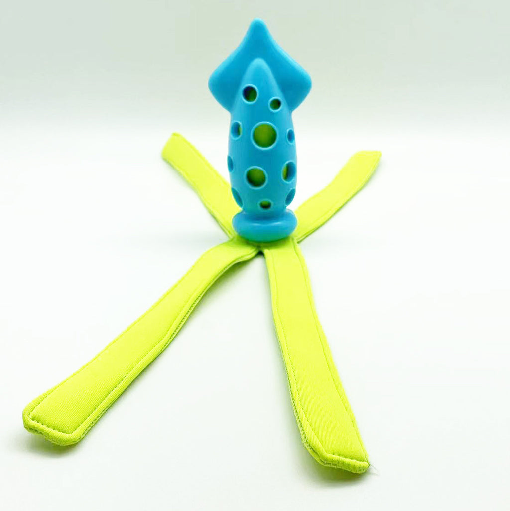 Tintenfisch Quietschspielzeug – Kauspielzeug & Zahnpflege für Hunde