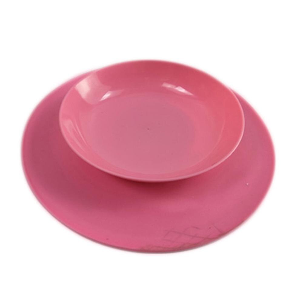 Hundenapf mit Silikon-Matte – Anti-Rutsch, Saugnapf, 28×28 cm, 3 Farben